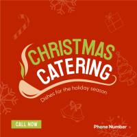 Christmas Catering Instagram Post Image Preview