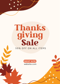 Thanksgiving Flash Sale Flyer