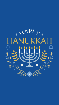 Happy Hanukkah Instagram Story