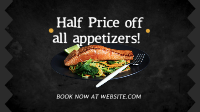 Rustic Chalkboard Dining Animation