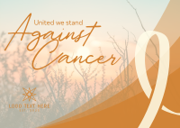 Stand Against Cancer Postcard Image Preview