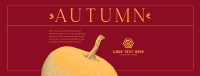 Autumn Pumpkin Facebook Cover