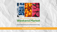 Weekend Fruits Facebook Event Cover