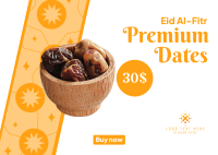 Eid Dates Sale Postcard