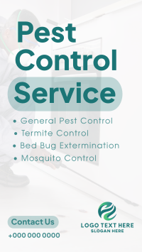 Minimalist Pest Control Instagram Story