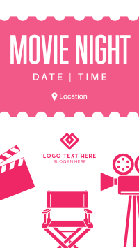 Minimalist Movie Night TikTok Video