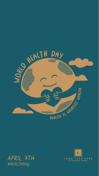 Health Day Earth Facebook Story