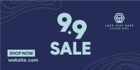 9.9 Sale Lines Twitter Post