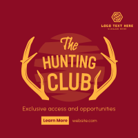 The Hunting Club Instagram Post