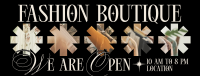 Quirky Boutique Business Hours Facebook Cover