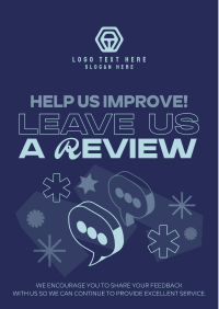 Fresh Funky Customer Feedback Flyer