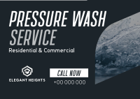 Pressure Wash Business Postcard