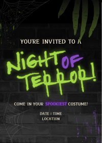 Spooky Halloween Party Poster