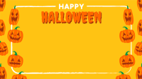 Halloween Party Zoom Background example 3