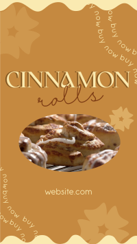 Tasty Cinnamon Rolls Facebook Story