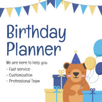 Birthday Planner Instagram Post