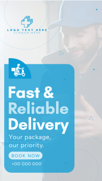 Reliable Courier Delivery Facebook Story