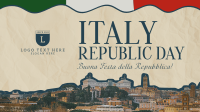 Elegant Italy Republic Day Animation