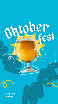 Oktoberfest Beer Festival Facebook Story