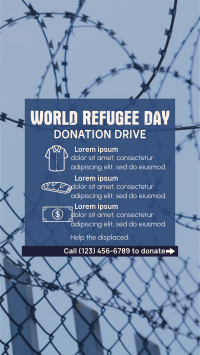 World Refugee Day Donation Drive Instagram Story