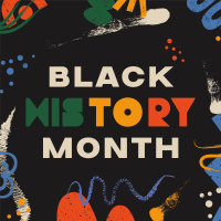 Black History Celebration Instagram Post Design