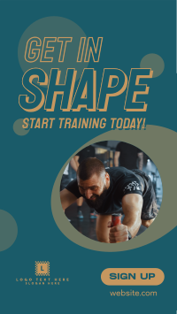 Training Fitness Gym Instagram Story