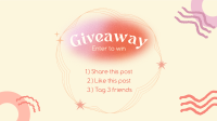 Abstract Giveaway Rules Facebook Event Cover