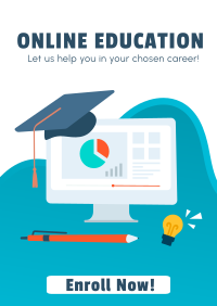 Online Education Flyer