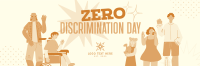 Zero Discrimination Advocacy Twitter Header Image Preview