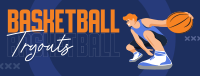 Basketball Tryouts Facebook Cover