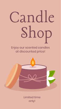 Candle Shop Promotion Instagram Story