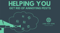 Get Rid of Pests Facebook Event Cover Design