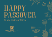 Happy Passover Postcard