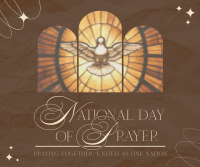 Elegant Day of Prayer Facebook Post