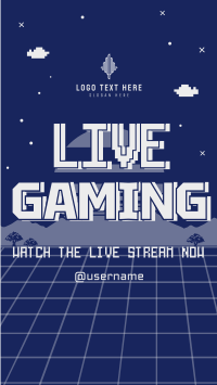 Retro Live Gaming Facebook Story