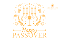 Passover Day Event Postcard
