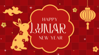 Lunar New Year Rabbit Facebook Event Cover