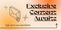 Join Our Newsletter Twitter Post