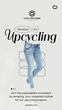 Fashion Upcycling Drive Instagram Reel Image Preview