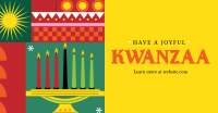 Geometric Kwanzaa Facebook Ad