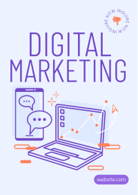 Simple Digital Marketing  Flyer