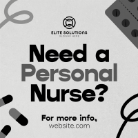 Caring Professional Nurse Instagram Post Image Preview