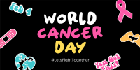 Cancer Day Stickers Twitter Post