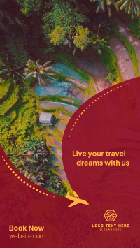 Your Travel Dreams Instagram Story Design