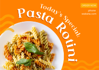 Pasta Day Postcard example 4