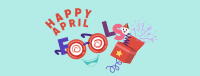 April Fools Glasses Facebook Cover Image Preview