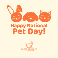 National Pet Day Instagram Post Design