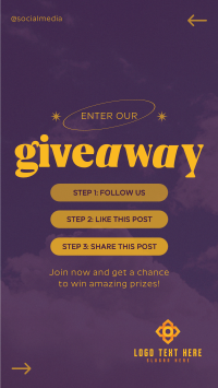 Modern Business Giveaway Instagram Story