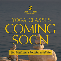 Yoga Classes Coming Instagram Post Design