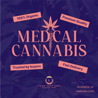 Trusted Medical Marijuana Instagram Post